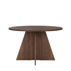Drawer NARO Table à manger 4 personnes ronde en bois