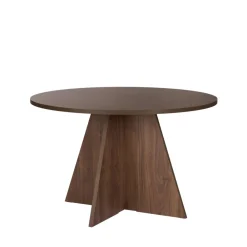 Drawer NARO Table à manger 4 personnes ronde en bois