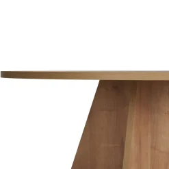 Drawer NARO Table à manger 4 personnes ronde en bois