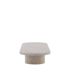 Venture Home NARVIK Table basse ovale effet marbre 190x60cm