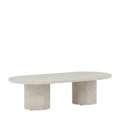 Venture Home NARVIK Table basse ovale effet marbre 120x60cm