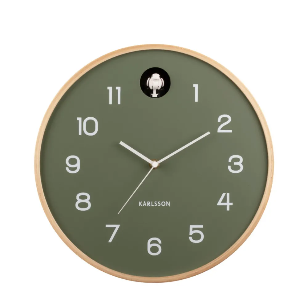 Karlsson NATURAL CUCKOO Horloge murale ronde ø31,5cm