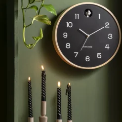 Karlsson NATURAL CUCKOO Horloge murale ronde ø31,5cm