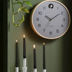 Karlsson NATURAL CUCKOO Horloge murale ronde ø31,5cm