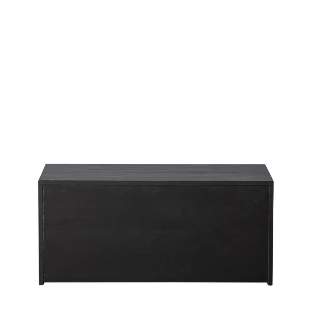 Woood NEW GRAVURE Banc d'entrée avec rangement en bois L88cm