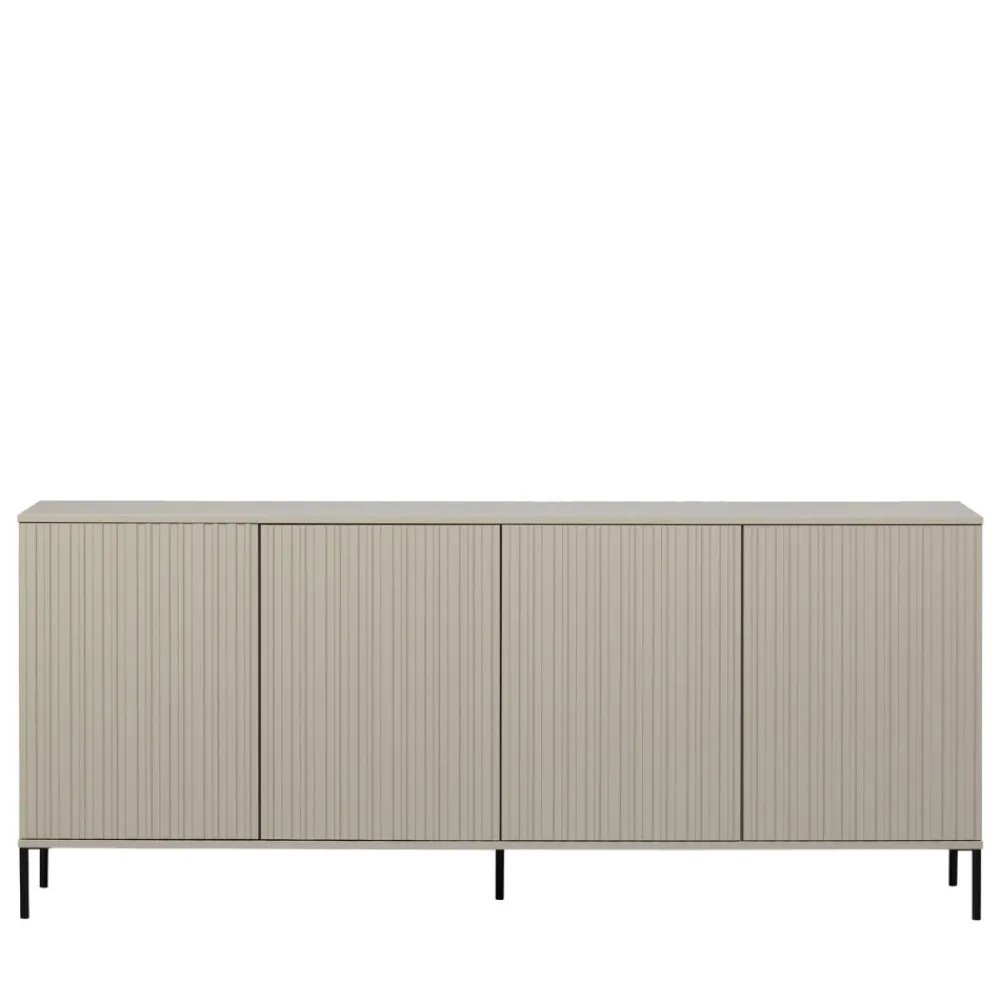 Woood NEW GRAVURE Buffet 4 portes en bois L200cm
