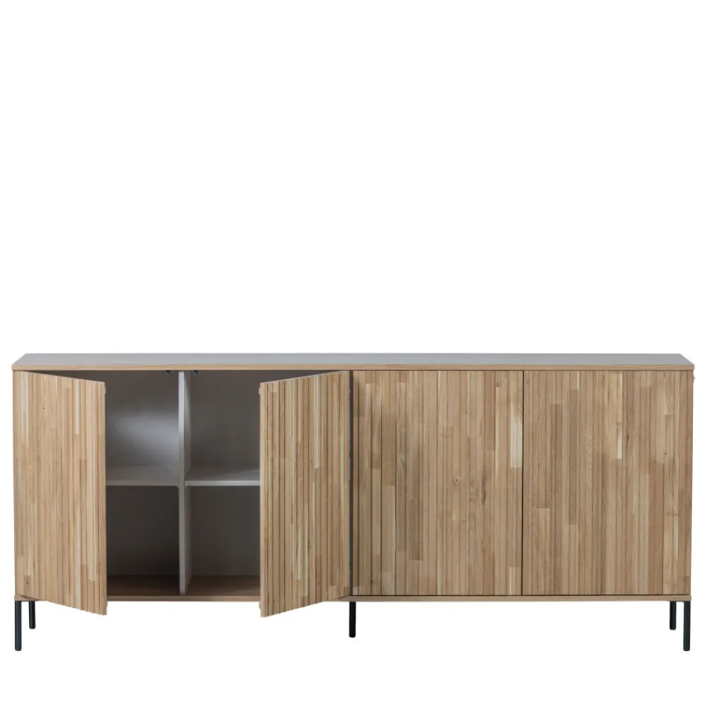 Woood NEW GRAVURE Buffet 4 portes en bois L200cm