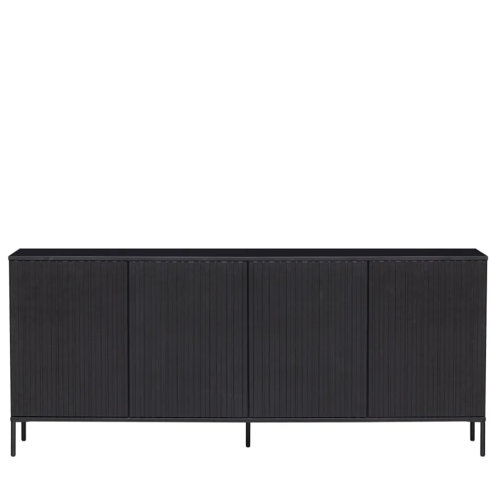 Woood NEW GRAVURE Buffet 4 portes en bois L200cm