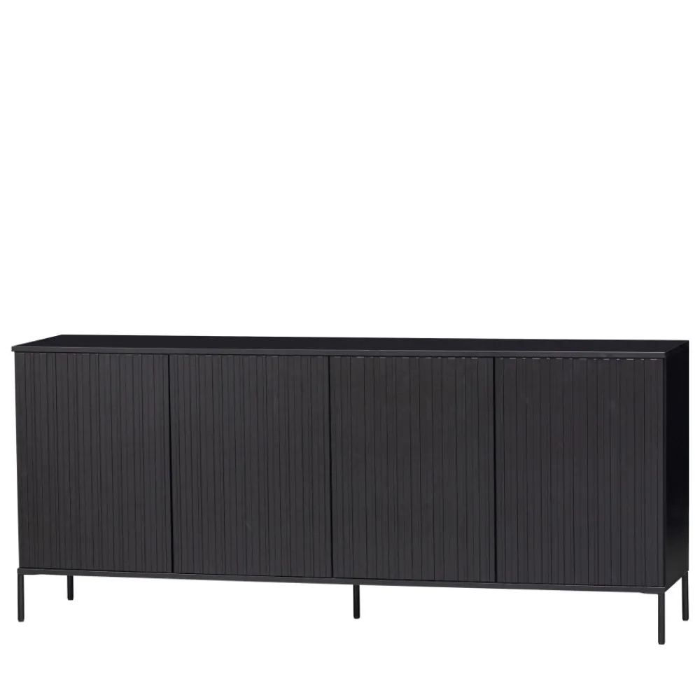 Woood NEW GRAVURE Buffet 4 portes en bois L200cm