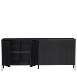 Woood NEW GRAVURE Buffet 4 portes en bois L200cm