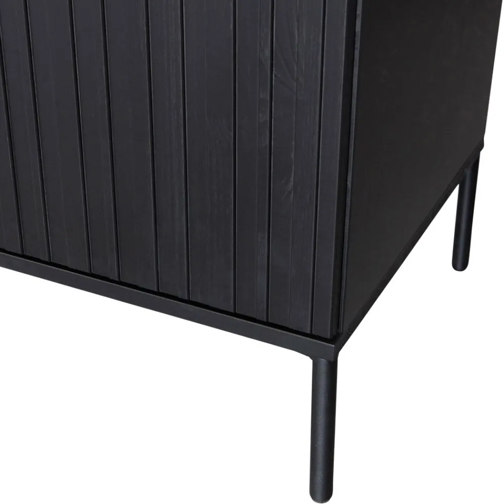 Woood NEW GRAVURE Buffet 4 portes en bois L200cm