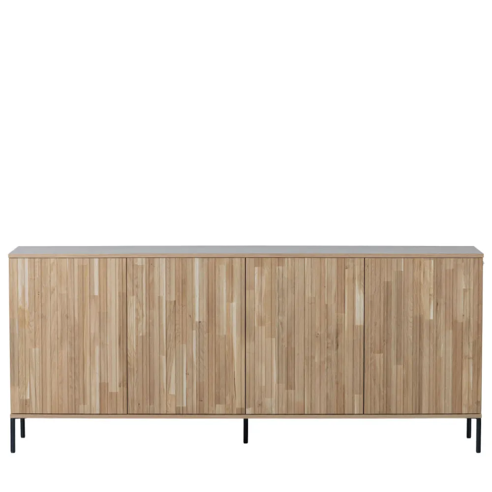 Woood NEW GRAVURE Buffet 4 portes en bois L200cm