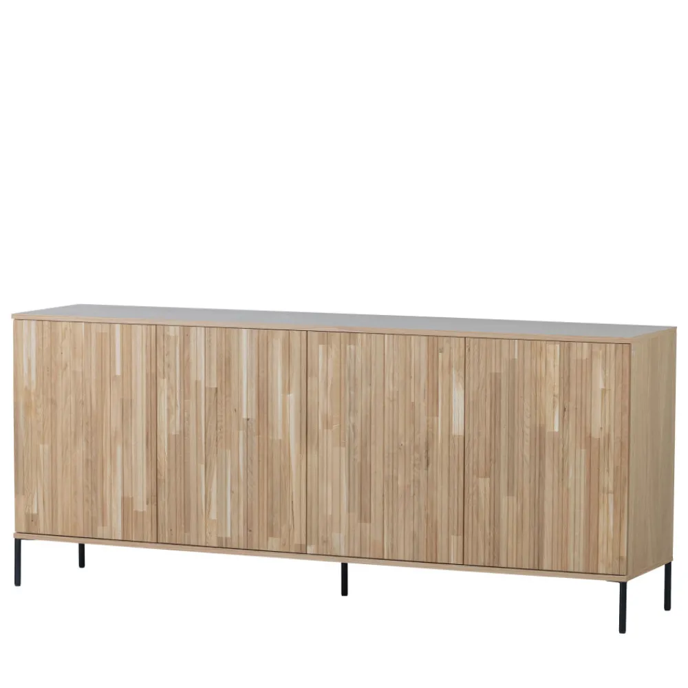 Woood NEW GRAVURE Buffet 4 portes en bois L200cm