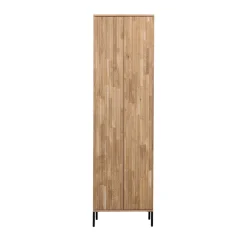 Woood NEW GRAVURE Colonne de rangement en bois 2 portes 1 tiroir H210cm