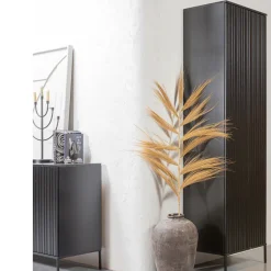 Woood NEW GRAVURE Colonne de rangement en bois 2 portes 1 tiroir H210cm