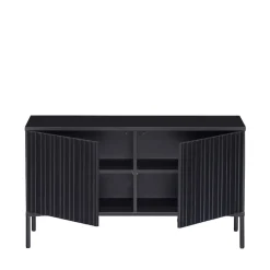 Woood NEW GRAVURE Meuble TV 2 portes en bois L100cm