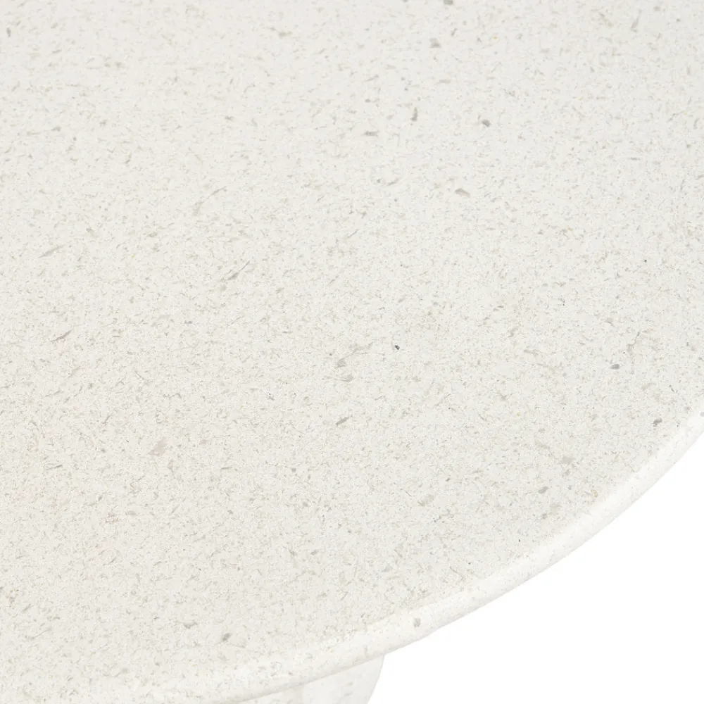 House Nordic NEWTOWN Table d'appoint ronde en fibre d'argile 40x40cm