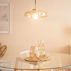 Drawer NEYO Suspension ronde en verre ø34cm