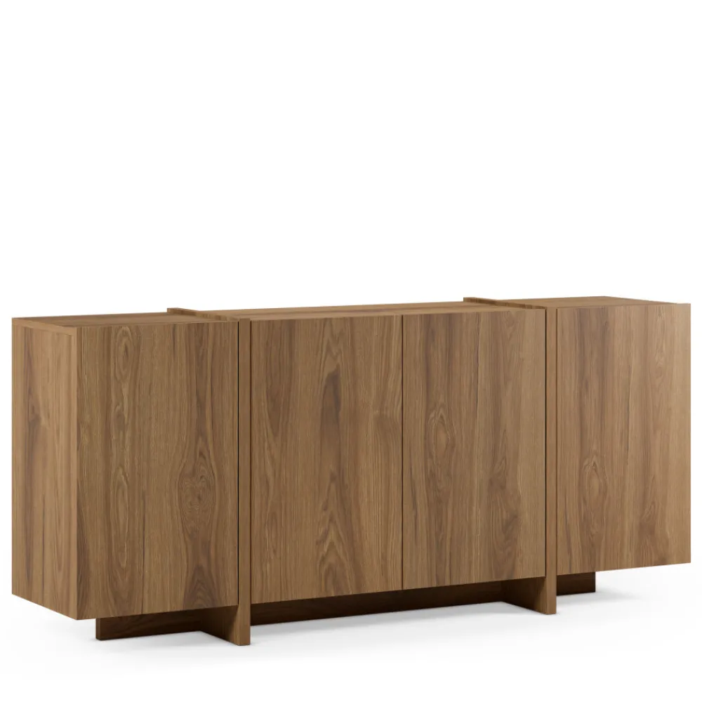 Drawer NICOLE Buffet 4 portes en bois L180cm
