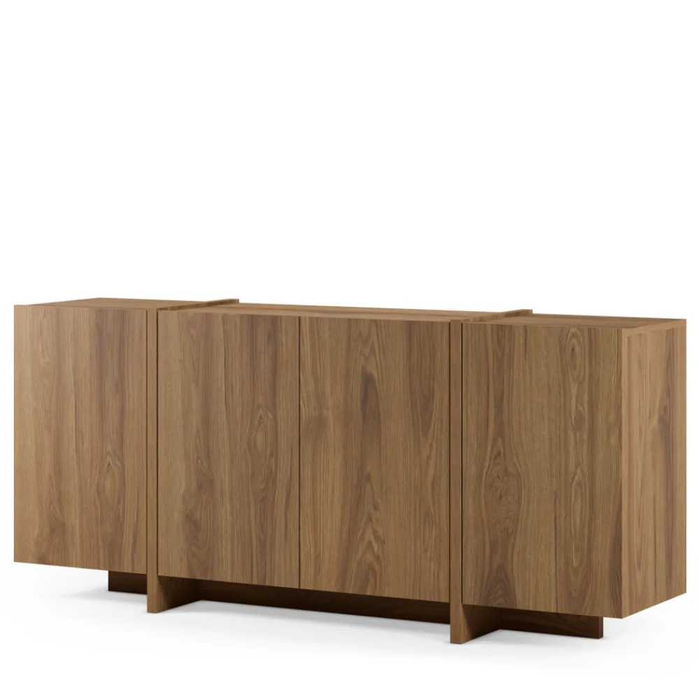 Drawer NICOLE Buffet 4 portes en bois L180cm