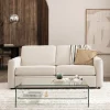 Drawer NIDO Table basse double plateau en verre L110cm