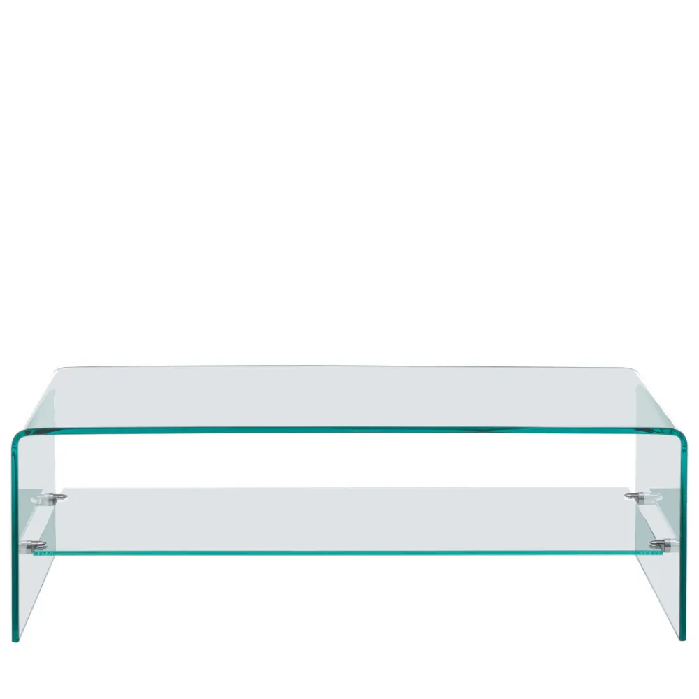 Drawer NIDO Table basse double plateau en verre L110cm