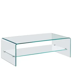 Drawer NIDO Table basse double plateau en verre L110cm