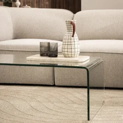 Drawer NIDO Table basse en verre L110cm