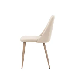 Venture Home NIGHT Lot de 2 chaises en velours et métal