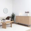 House Nordic NIKKO Buffet 2 portes coulissantes en bois L140cm