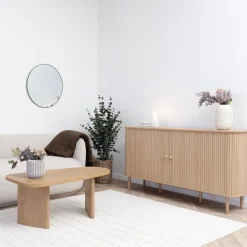 House Nordic NIKKO Buffet 2 portes coulissantes en bois L140cm