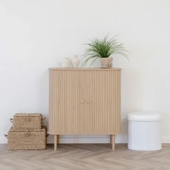 House Nordic NIKKO Buffet 2 portes coulissantes en bois H87cm