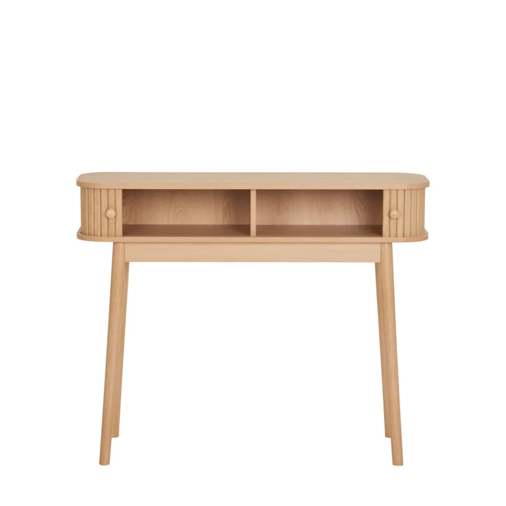 House Nordic NIKKO Console 2 portes coulissantes en bois L100cm