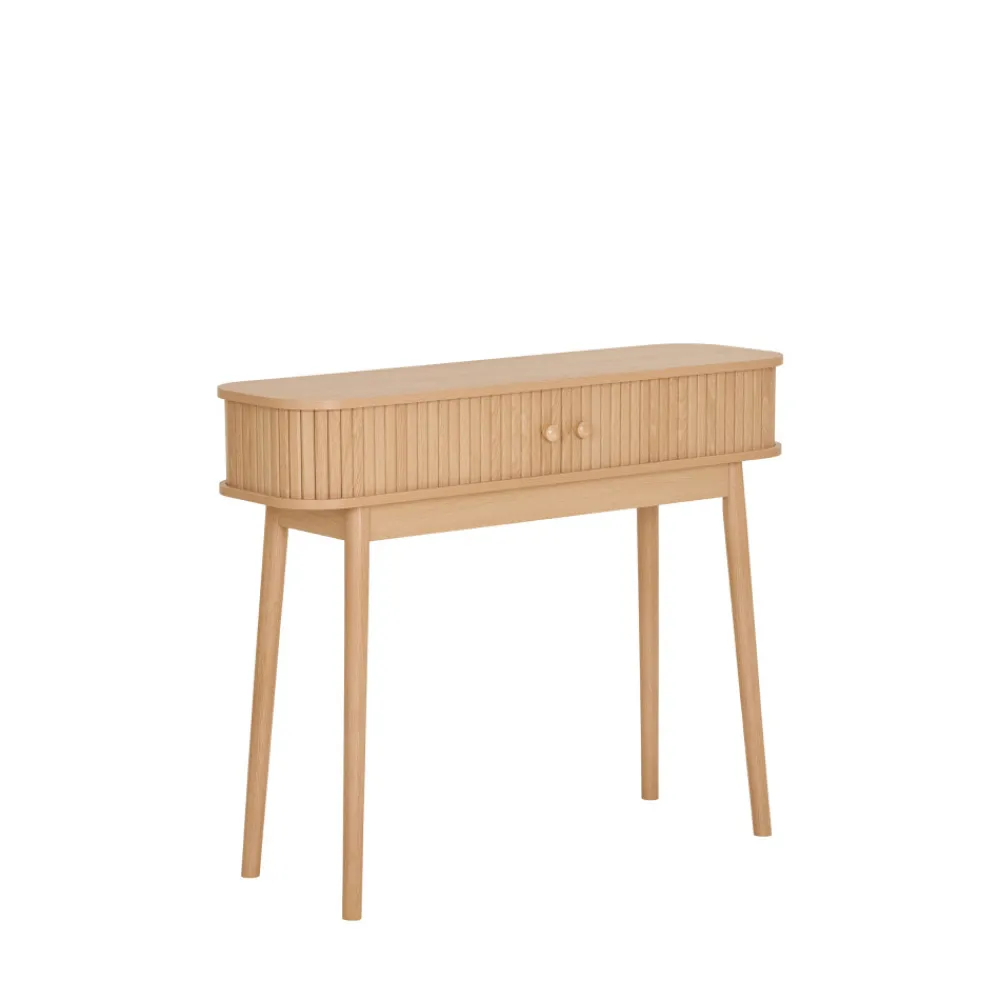 House Nordic NIKKO Console 2 portes coulissantes en bois L100cm