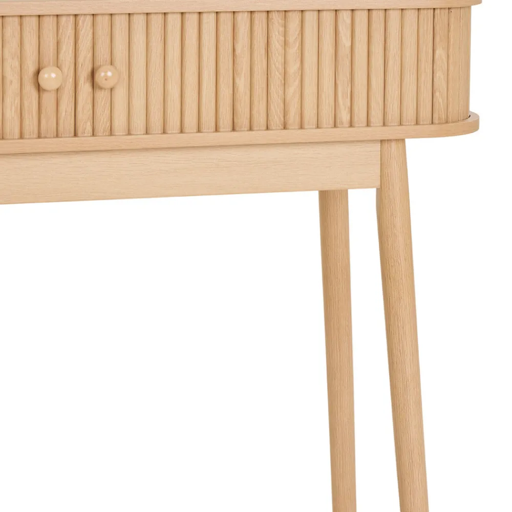 House Nordic NIKKO Console 2 portes coulissantes en bois L100cm