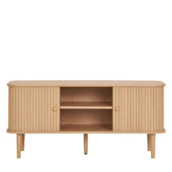 House Nordic NIKKO Meuble tv 2 portes coulissantes en bois L113cm