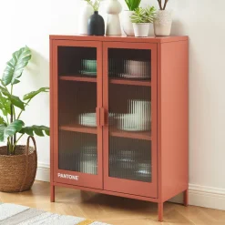 Pantone NINO Buffet 2 portes en métal L75cm