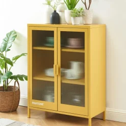 Pantone NINO Buffet 2 portes en métal L75cm