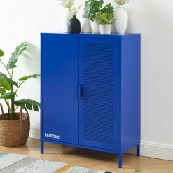 Pantone NINO Buffet haut 2 portes en métal H100cm