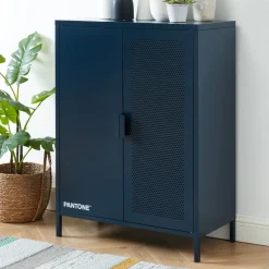 Pantone NINO Buffet haut 2 portes en métal H100cm