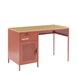 Pantone NINO Bureau 1 porte 1 tiroir en métal L120cm