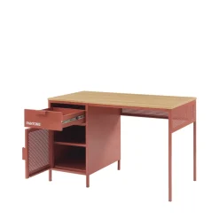 Pantone NINO Bureau 1 porte 1 tiroir en métal L120cm