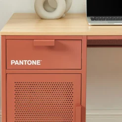 Pantone NINO Bureau 1 porte 1 tiroir en métal L120cm