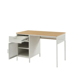 Pantone NINO Bureau 1 porte 1 tiroir en métal L120cm