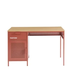 Pantone NINO Bureau 1 porte 1 tiroir en métal L120cm