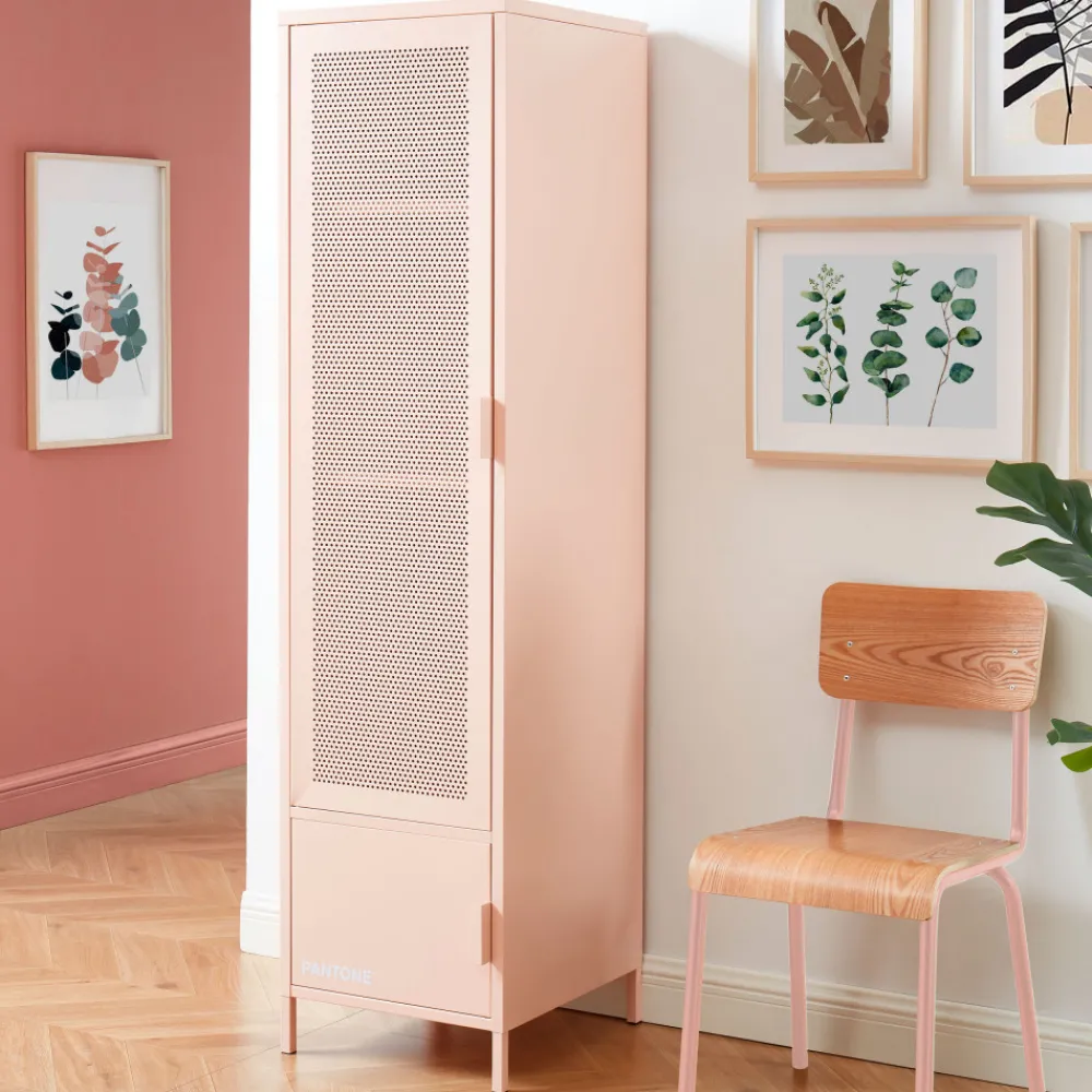 Pantone NINO Colonne de rangement 2 portes en métal H180cm