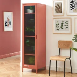 Pantone NINO Colonne de rangement 1 porte en métal H180cm