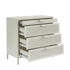 Pantone NINO Commode 4 tiroirs en métal L80cm