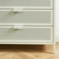 Pantone NINO Commode 4 tiroirs en métal L80cm