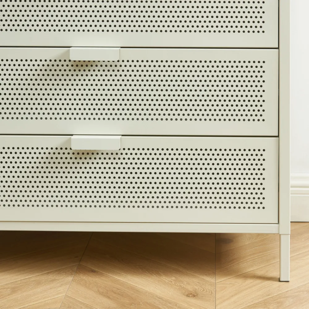 Pantone NINO Commode 4 tiroirs en métal L80cm